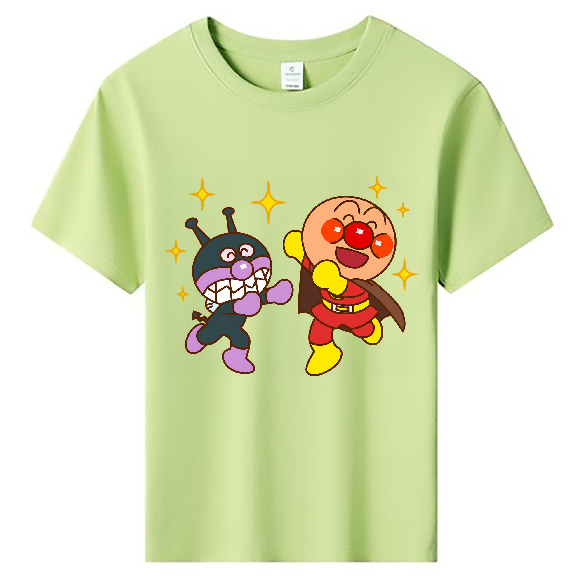 （画像用） アンパンマン Anpanman 綿100％キッズTシャツ（フロントプリント）